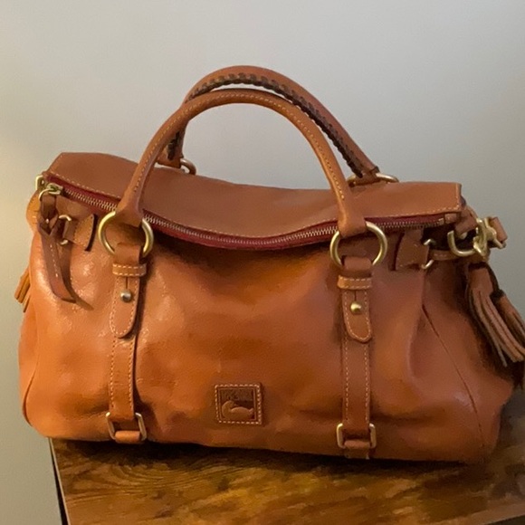 Dooney & Bourke Flourtine Leather Satchel Large - Picture 16 of 16